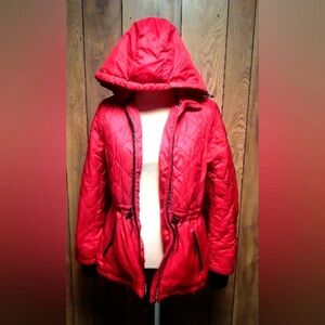 Micheal Kors Red Size Medium Womans Winter Coat Jacket